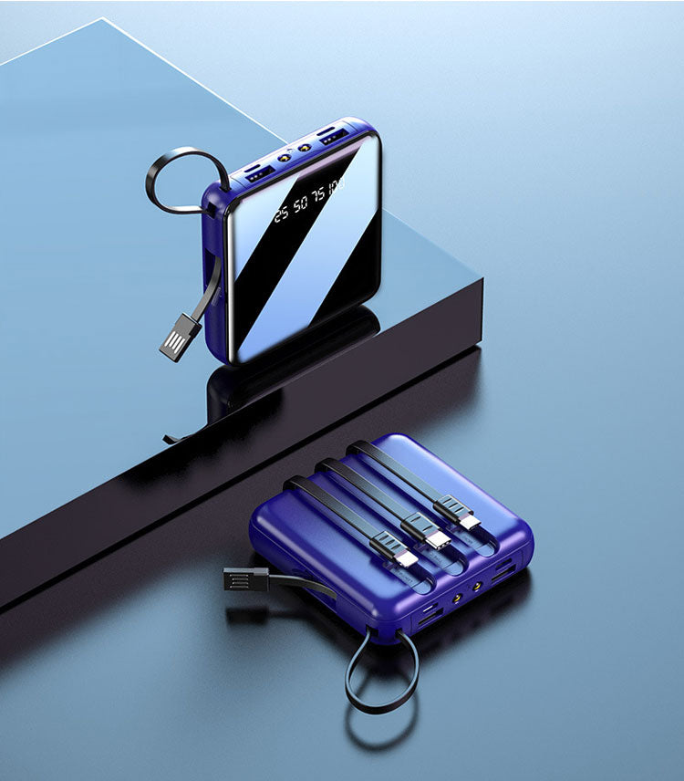 4-Cable Mini Power Bank