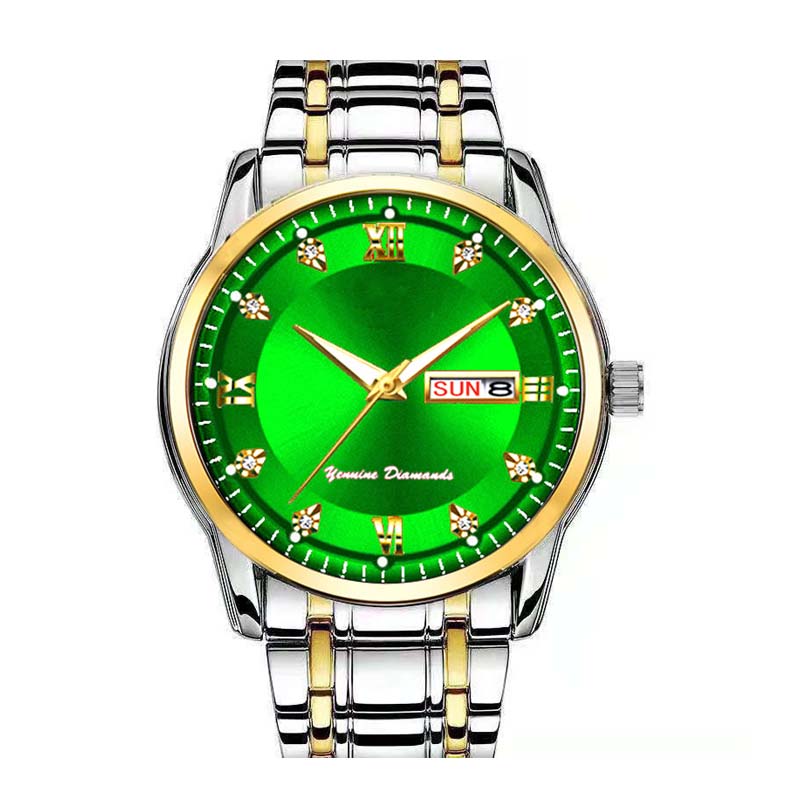 Men's Two-Tone Waterproof Luminous Watch
