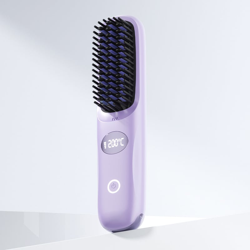 🎄Christmas Sale 49% OFF🔥2-in-1 Straightening & Cordless Hair Straightener with LED Display