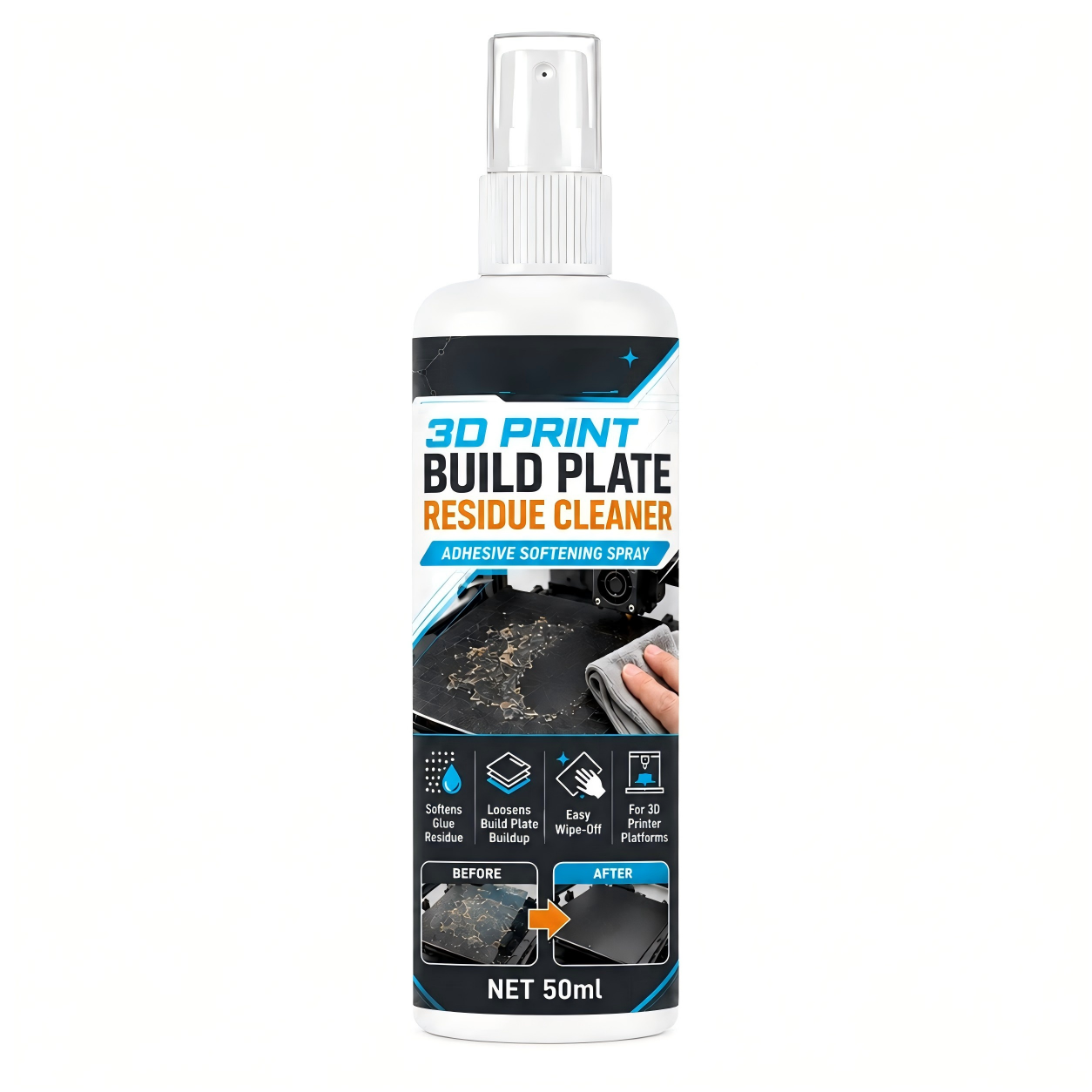 3D Print Build Plate Residue Cleaner