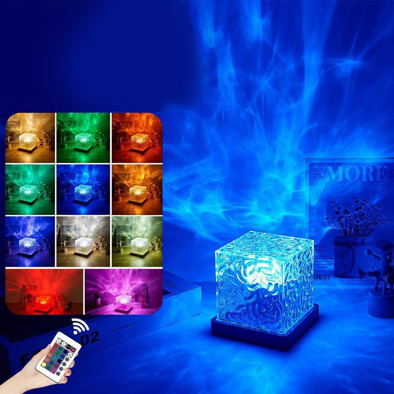 🌊✨60% OFF !! ⏰✨Dynamic Water Ripple LED Ambient Light