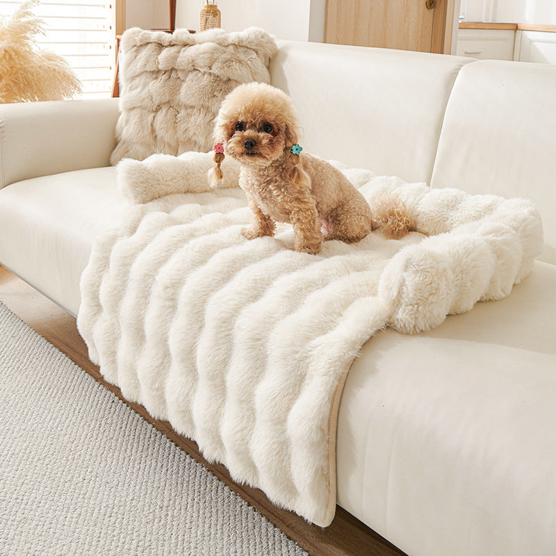 📢📢50% OFF !! ⏰Thickened Warm Non-Slip Pet Bed with Edge