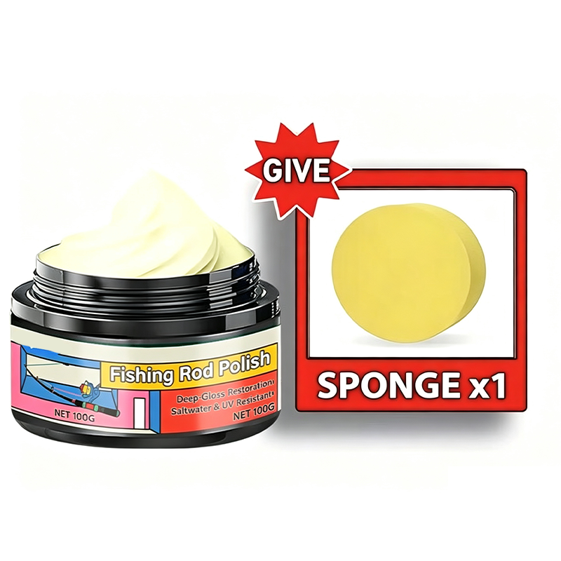 🔥A must-have for fishing enthusiasts✨Saltwater Resistant Fishing Rod Polish