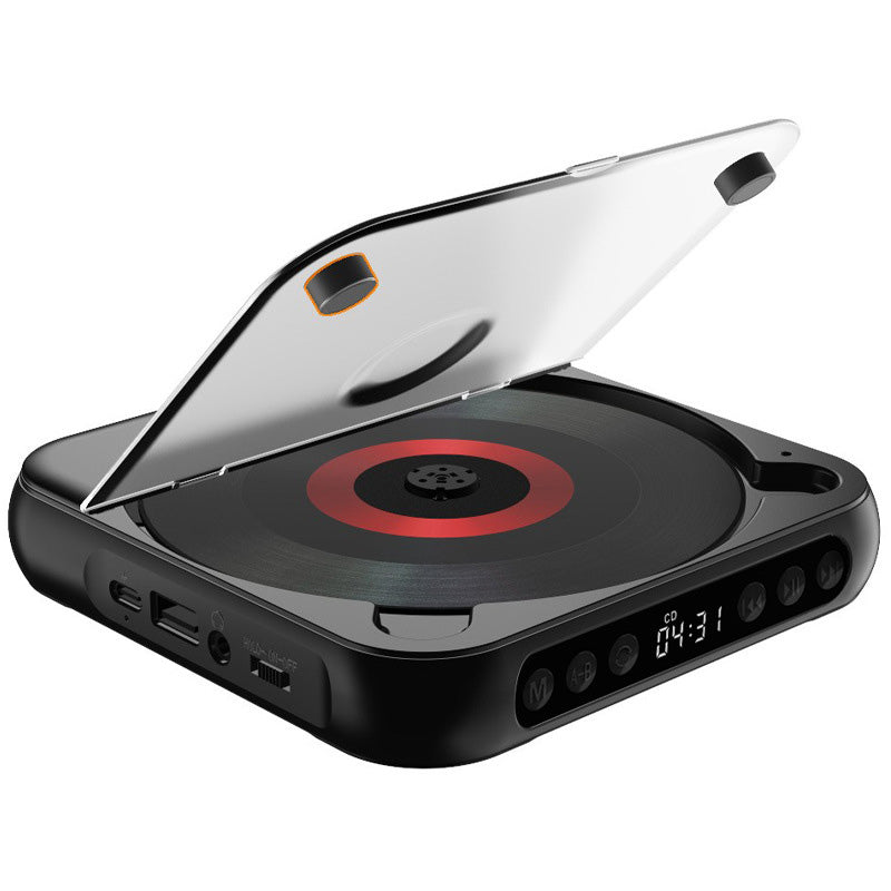 💿50% OFF | Retro Portable Bluetooth 5.3 CD Player – Lossless Clear Sound, 2000mAh Rechargeable Battery, Play All CD & MP3 Discs!