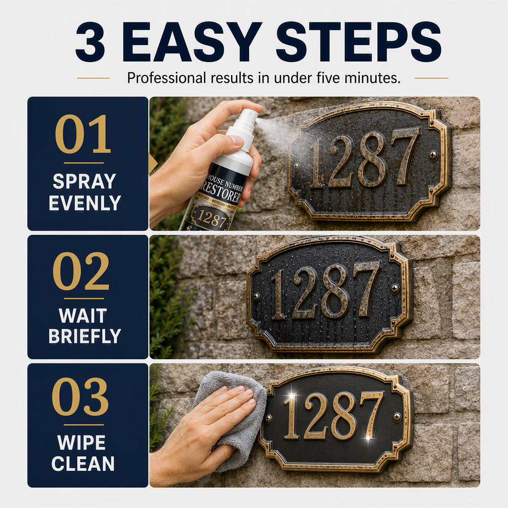 🔥Outdoor House Number Restorer Spray
