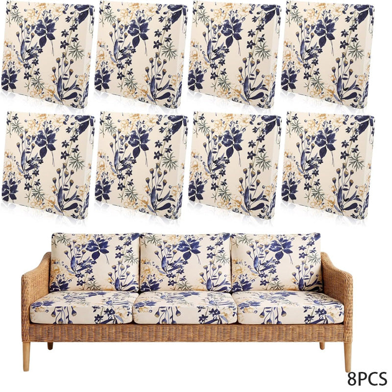 🌿 Stretch Patio Cushion Covers | 4/8PC Refresh