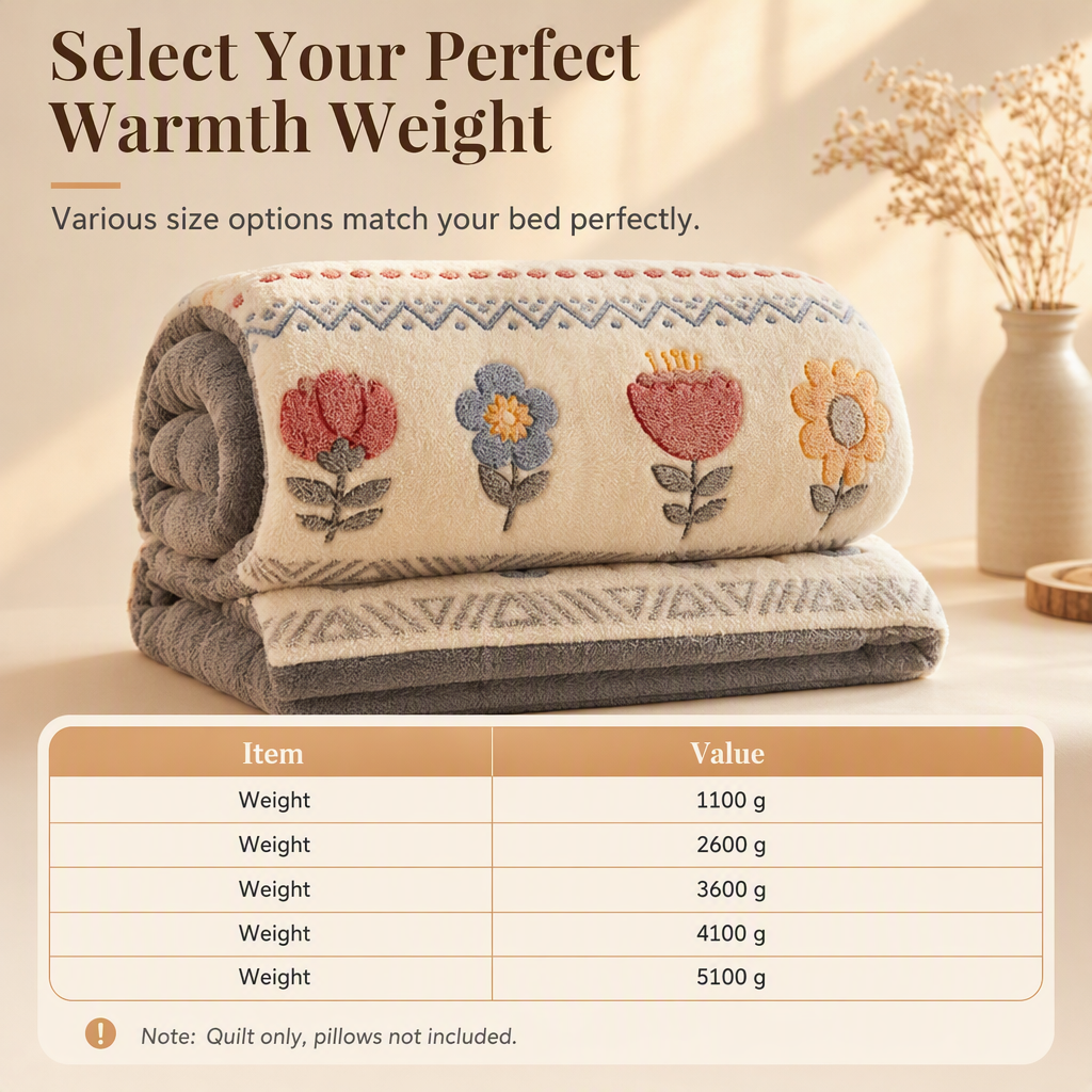 🛌 50% OFF! ✨ Double-Sided Sherpa Fleece Comforter – Snowflake Velvet & Dense Lamb Fleece Heat Lock, Ultra-Soft Velvet Touch & Durable Digital Print – Cozy Winter Warmth for Every Room ❄️