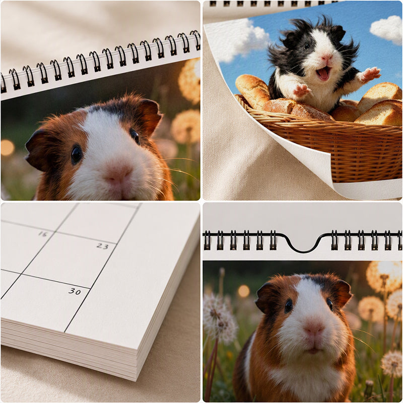 🎁🎄Christmas Sale 50% OFF!💞50K+ SOLD!⏳✨Adorable Guinea Pig Wall Calendar
