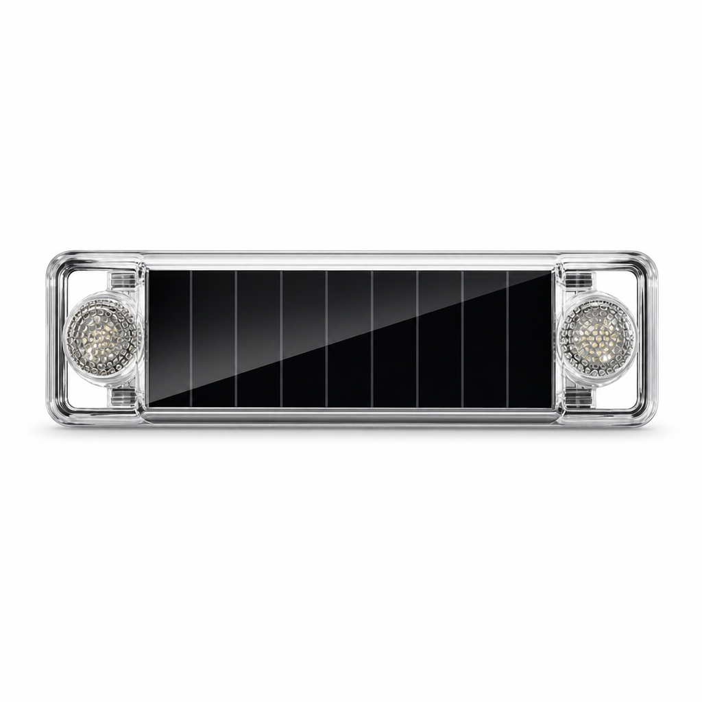 Solar-Powered Car Simulation Anti-Theft Warning Light