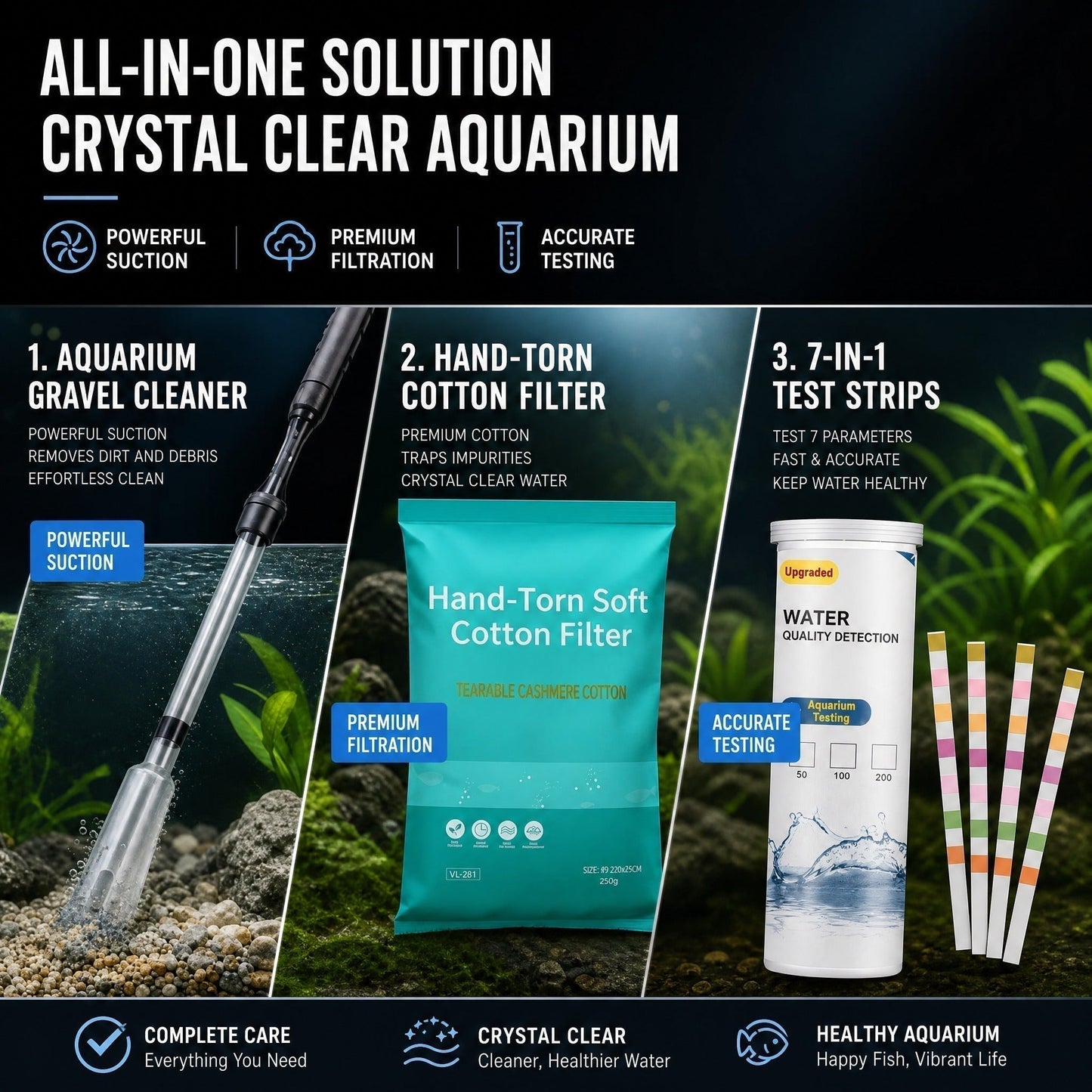 🔥Battery-Powered Aquarium Gravel Cleaner & Water Changer