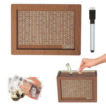 Wallet Fattening Program——Cash Vault Wooden Savings Box