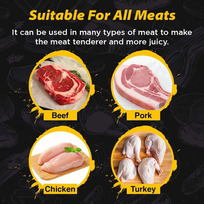 ⏳Time-Limited Special⏰Stainless Steel Meat Tenderizer Needle – 21 Blades, Fast Marinade, Easy Clean 🔪