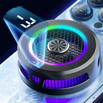 Magnetic Phone Cooling Fan with RGB
