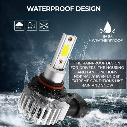 🚗💡 110W LED Headlight Bulbs – 16,000LM CSP 1860 Chips, IP68 Waterproof, 12V