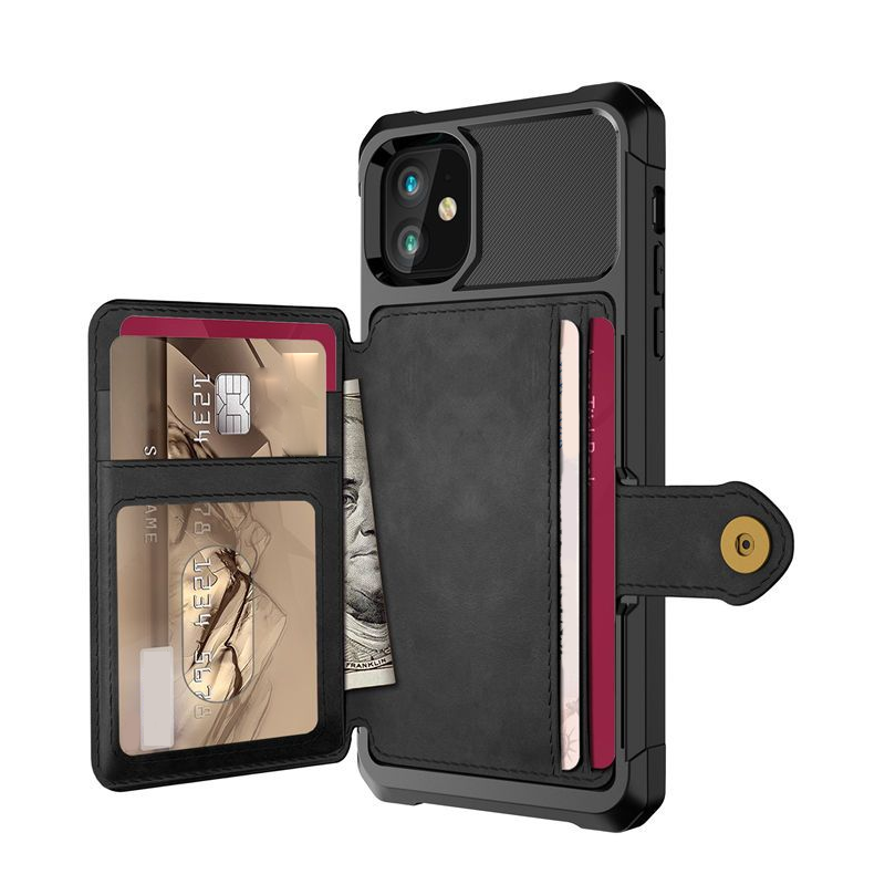 Shockproof Wallet Case with Card Holder