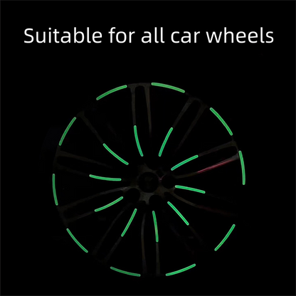 ⏳Limited Sale🔥Popular Fluorescent Car Wheel Hub Tag