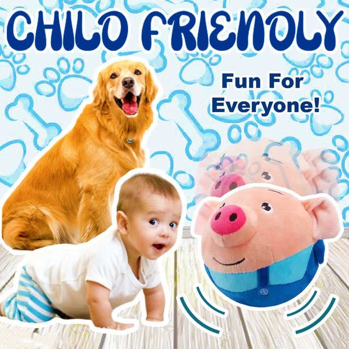 🐶 Active Moving Pet Plush Toy – Shake, Chase & Play! 🧸