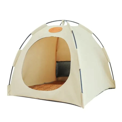 🏕️🐶🌞 LIMITED-TIME 50% OFF! Pop-Up Cooling Tent Bed – Enclosed Cozy Cave, Blocks Light & Heat, Provides a Private Retreat – Perfect for Anxious Pets or Those Who Love to Hide 🐾✨