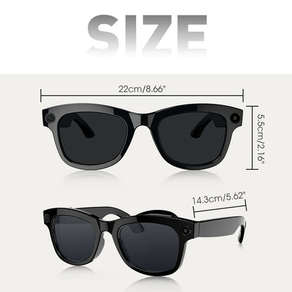 Smart AI Glasses with Photo & Video Capture