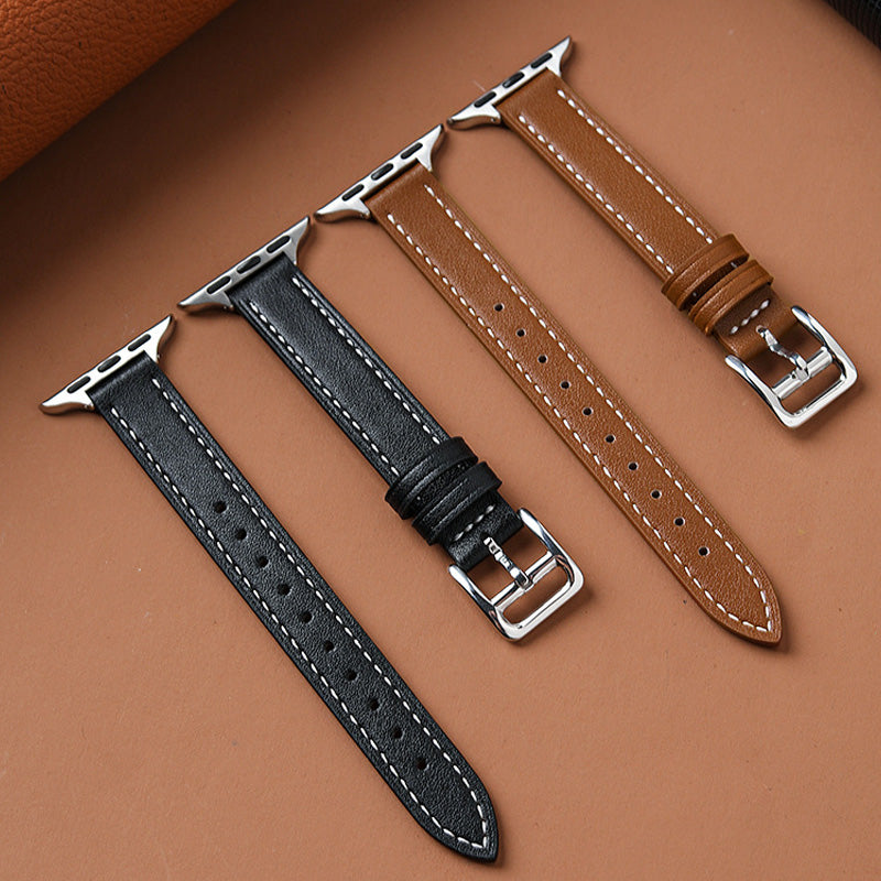 Leather Watch Band Compatible for Apple Watch