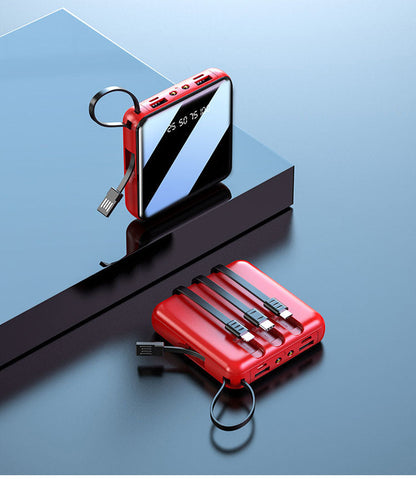 4-Cable Mini Power Bank