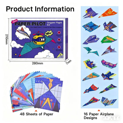 🎉 2026 Sale — Over 32 700 Sold!🔥 Creative DIY Paper Airplane Set For Kids