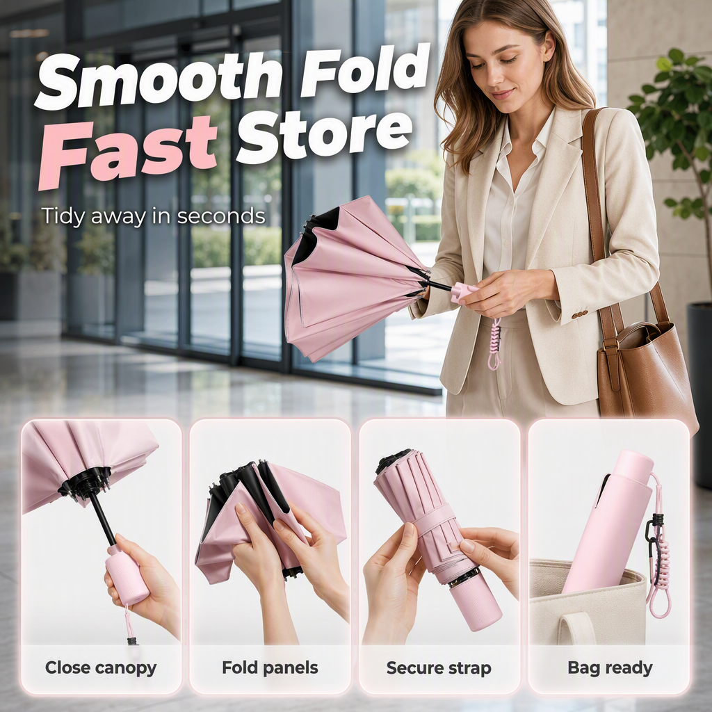 UV Shield Folding Umbrella
