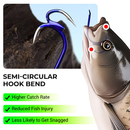 Catch More Fish Instantly! Ultra-Sharp Double Fishing Hooks