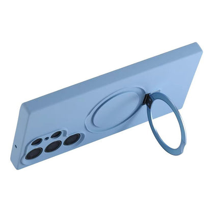 Soft Silicone Magnetic Phone Case with Stand