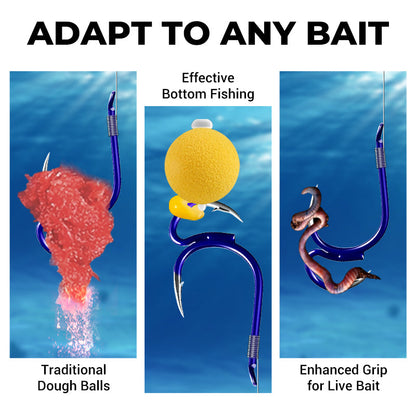 Catch More Fish Instantly! Ultra-Sharp Double Fishing Hooks