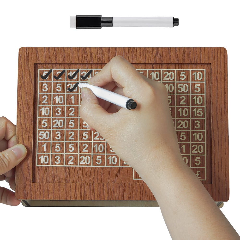 Wallet Fattening Program——Cash Vault Wooden Savings Box