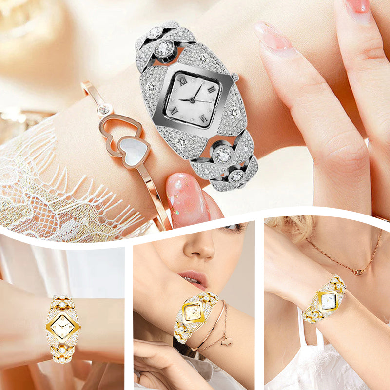 💎Women's Retro Quartz Watch with Sparkling Rhinestones⌚
