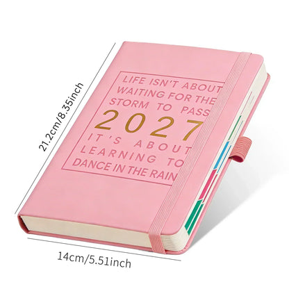 📢📢50% OFF !! ⏰A5 2027 One‑Day‑Per‑Page Diary Notebook ✨
