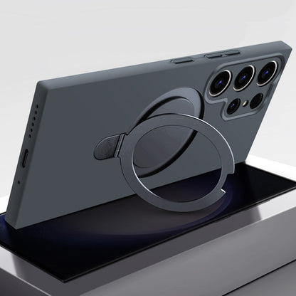 Soft Silicone Magnetic Phone Case with Stand