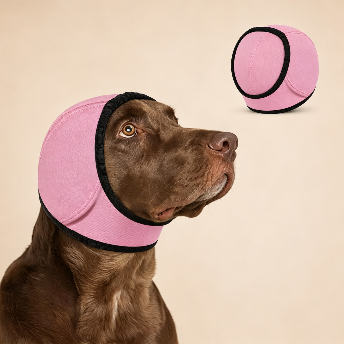 🐶No-Stress Waterproof Dog Ear Muff | Instantly Calm Anxious Dogs, Noise Cancelling Ear Cover for Fireworks & Thunder