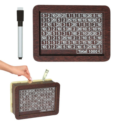 Wallet Fattening Program——Cash Vault Wooden Savings Box