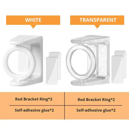 360° Rotating Ring Self Adhesive Rod Holder