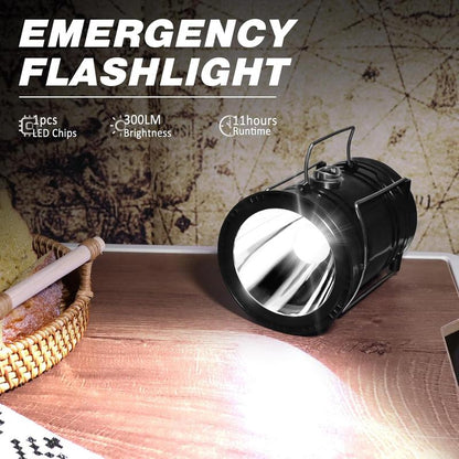 🔥🔥LAST DAY SALE 50% OFF !!📢 ⛺️Solar Camping Lantern- Rechargeable LED Lights, Magnetic Base & Foldable Hanging Hook- Collapsible Lamp Battery Powered ✨