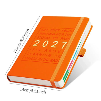 📢📢50% OFF !! ⏰A5 2027 One‑Day‑Per‑Page Diary Notebook ✨