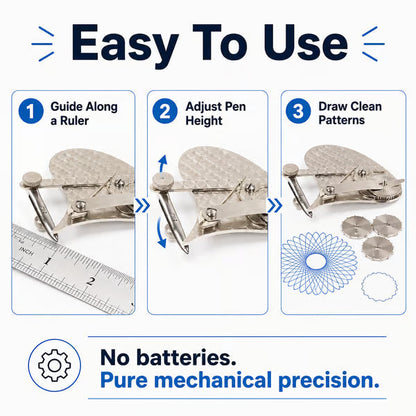 📢📢50% OFF !! ⏰Vintage Precision Dotting Pen Set: The Blueprint Drafting Tool