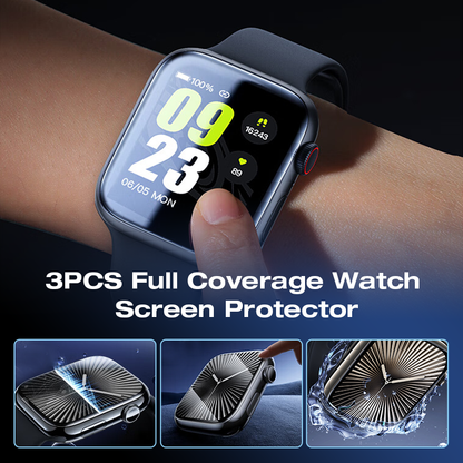 3PCS Full Coverage Watch Screen Protector