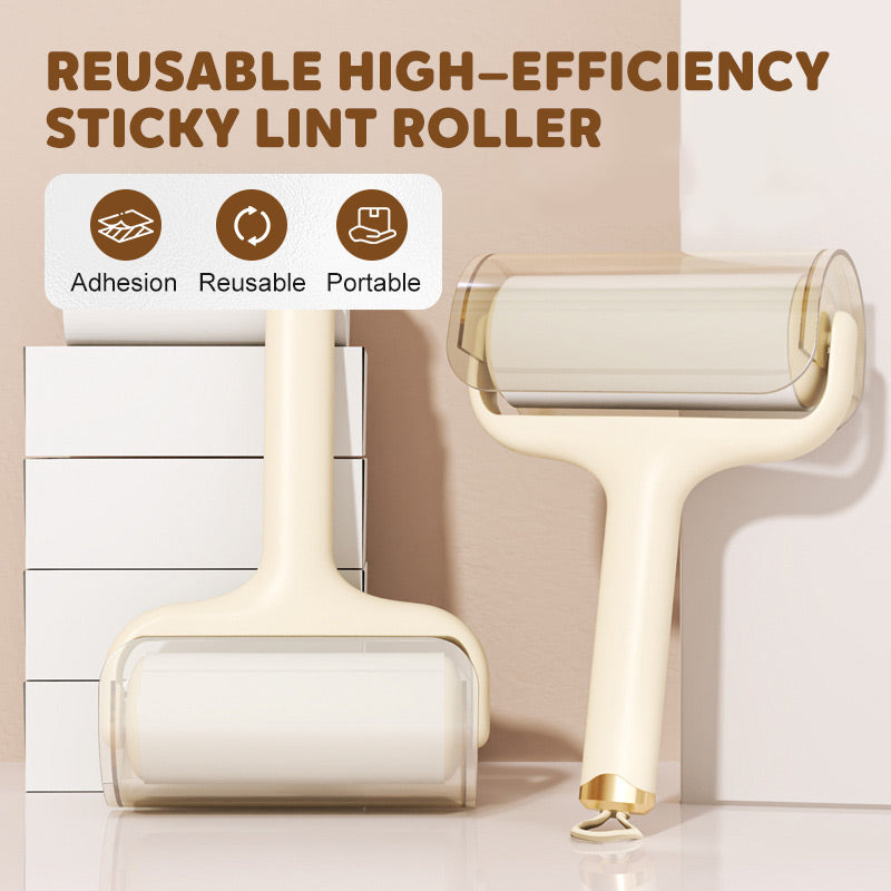 Reusable High-Efficiency Sticky Lint Roller