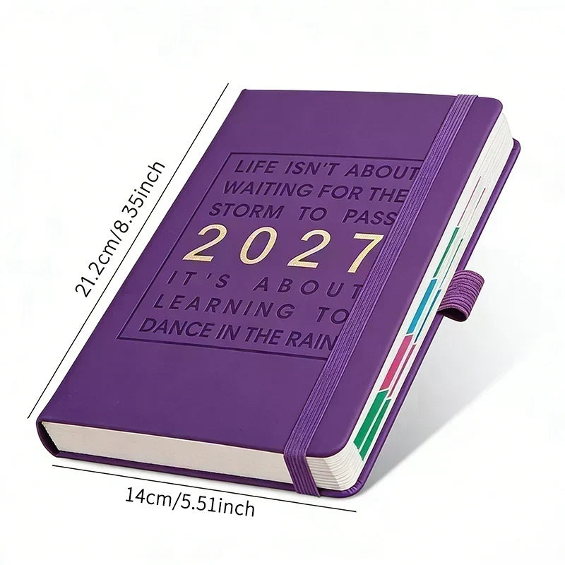 📢📢50% OFF !! ⏰A5 2027 One‑Day‑Per‑Page Diary Notebook ✨