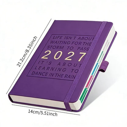 📢📢50% OFF !! ⏰A5 2027 One‑Day‑Per‑Page Diary Notebook ✨