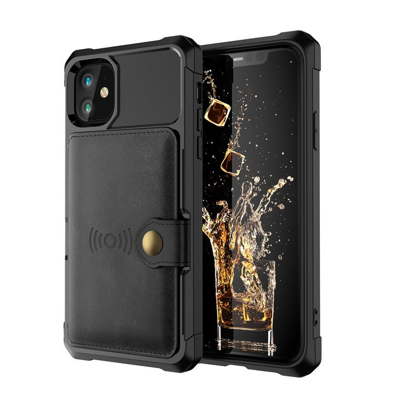 Shockproof Wallet Case with Card Holder