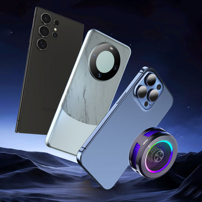 Magnetic Phone Cooling Fan with RGB