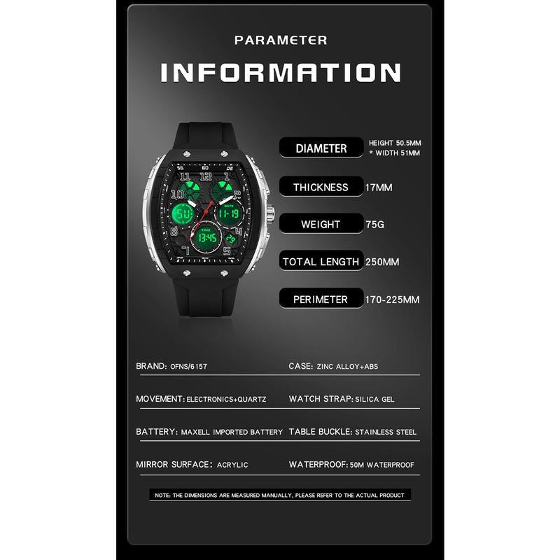 🎄Christmas Sale 70% OFF🔥Men's Sporty Luminous Digital Automatic Watch
