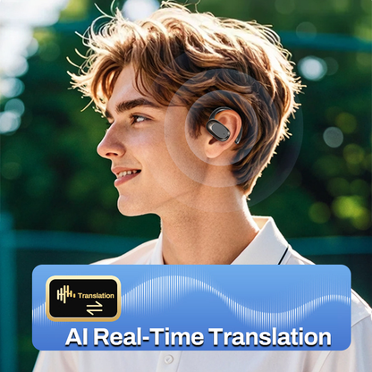 Waterproof Open-Ear Headphones with AI Translation