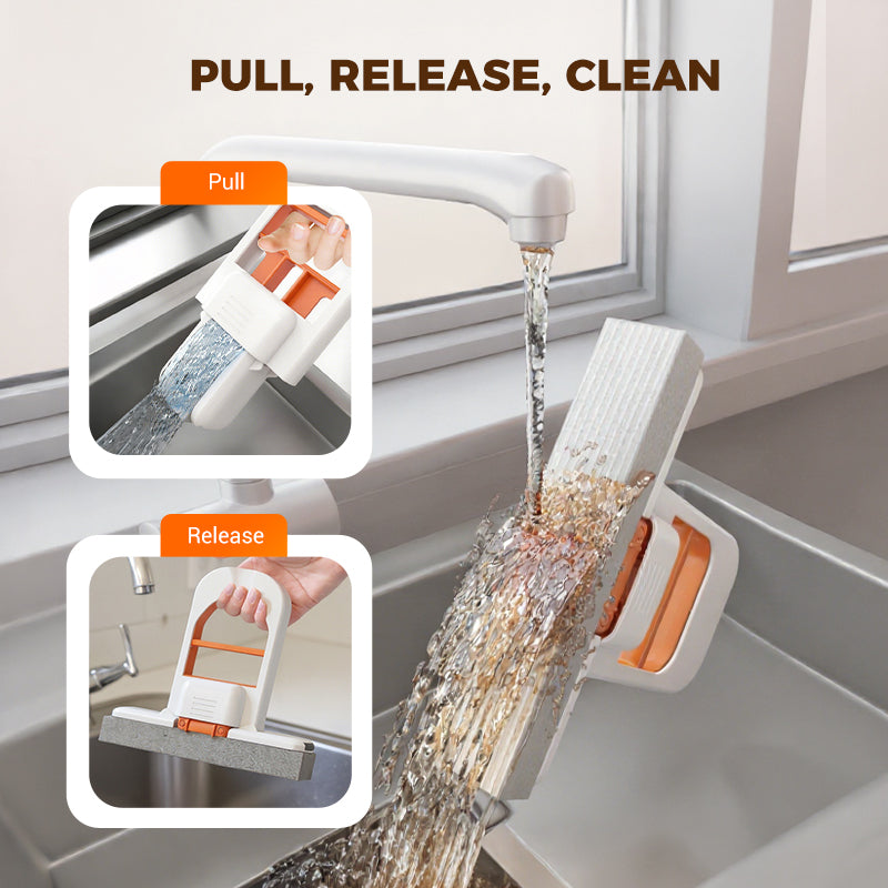 🧼 LIMITED-TIME 50% OFF ✨ Foldable Mini Mop — No-Mess Squeeze, Wipes Any Surface