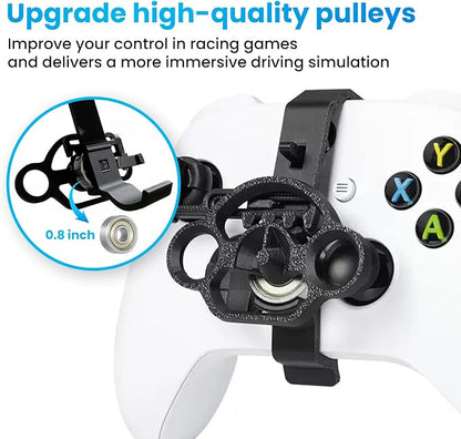 ❄️Summerfresh 50% OFF!🎮Mini Steering Wheel Controller Attachment – Clip-On Racing Accessory for GameStation & Xbox Series X|S